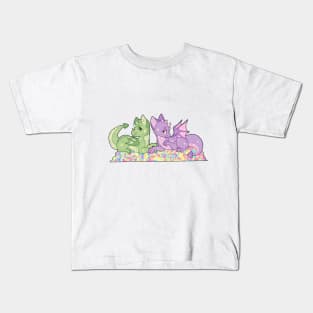 Sugar and Spice Candy Dragons Kids T-Shirt